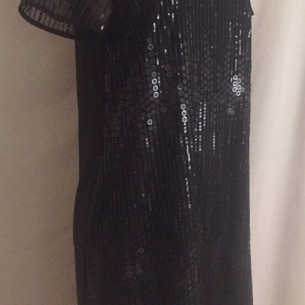 πPrice DropπSequin Scoop Neck Shift Dress - Picture 7 of 8